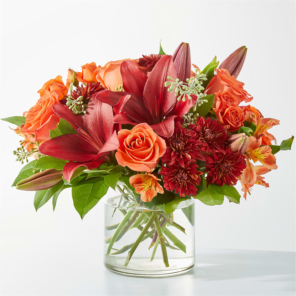 Crimson Leaves Bouquet – EMERY'S FLOWERS & CO, Maumee OH