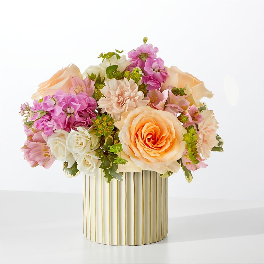 Paradise Bouquet with Ivory Vase – EMERY'S FLOWERS & CO, Maumee OH