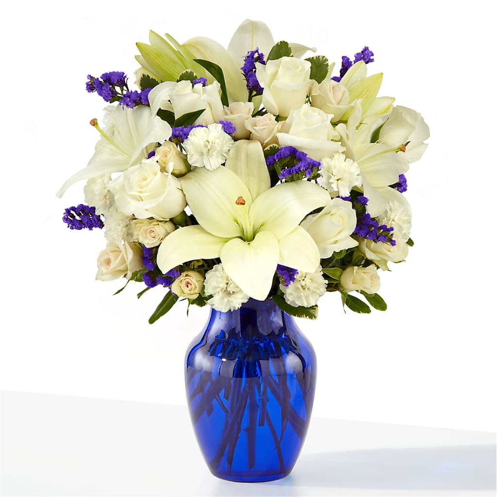 Sapphire Rush Bouquet – EMERY'S FLOWERS & CO, Maumee OH