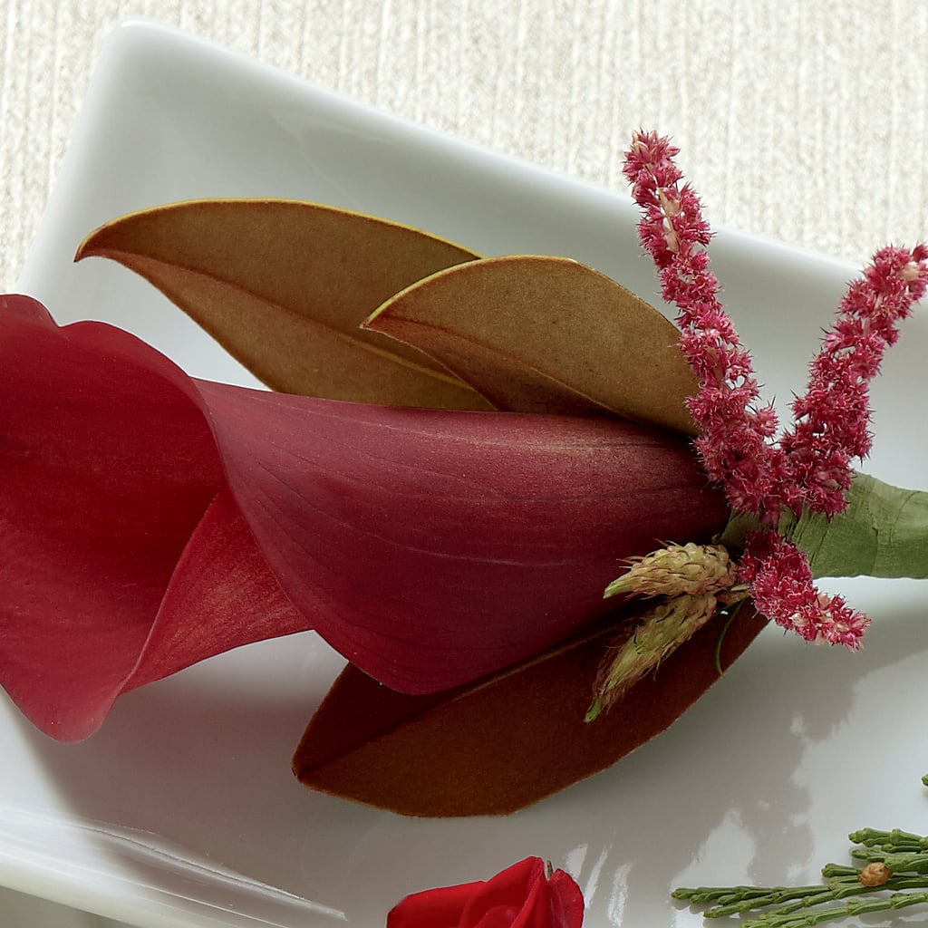 Red Calla Boutonniere – EMERY'S FLOWERS & CO, Maumee OH
