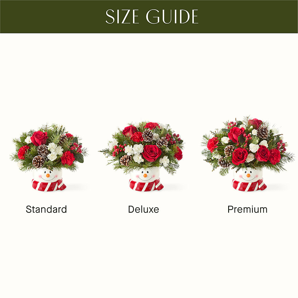 Jolly Snowman Bouquet – EMERY'S FLOWERS & CO, Maumee OH