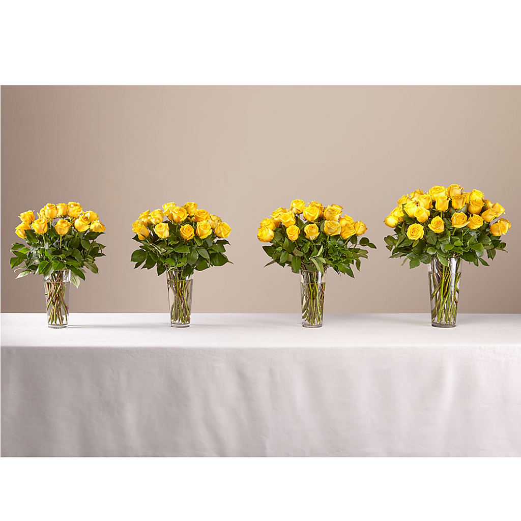 Long Stem Yellow Rose Bouquet – EMERY'S FLOWERS & CO, Maumee OH