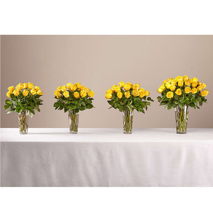Long Stem Yellow Rose Bouquet – EMERY'S FLOWERS & CO, Maumee OH