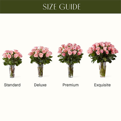 Long Stem Pink Rose Bouquet – EMERY'S FLOWERS & CO, Maumee OH