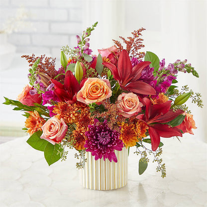 Burgundy Landscape Bouquet – EMERY'S FLOWERS & CO, Maumee OH