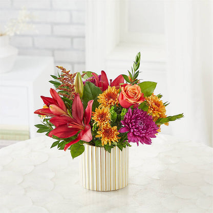 Burgundy Landscape Bouquet – EMERY'S FLOWERS & CO, Maumee OH
