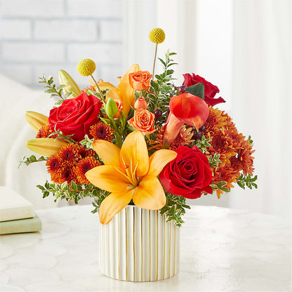 Scarlet Skies Bouquet – EMERY'S FLOWERS & CO, Maumee OH