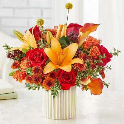 Scarlet Skies Bouquet – EMERY'S FLOWERS & CO, Maumee OH