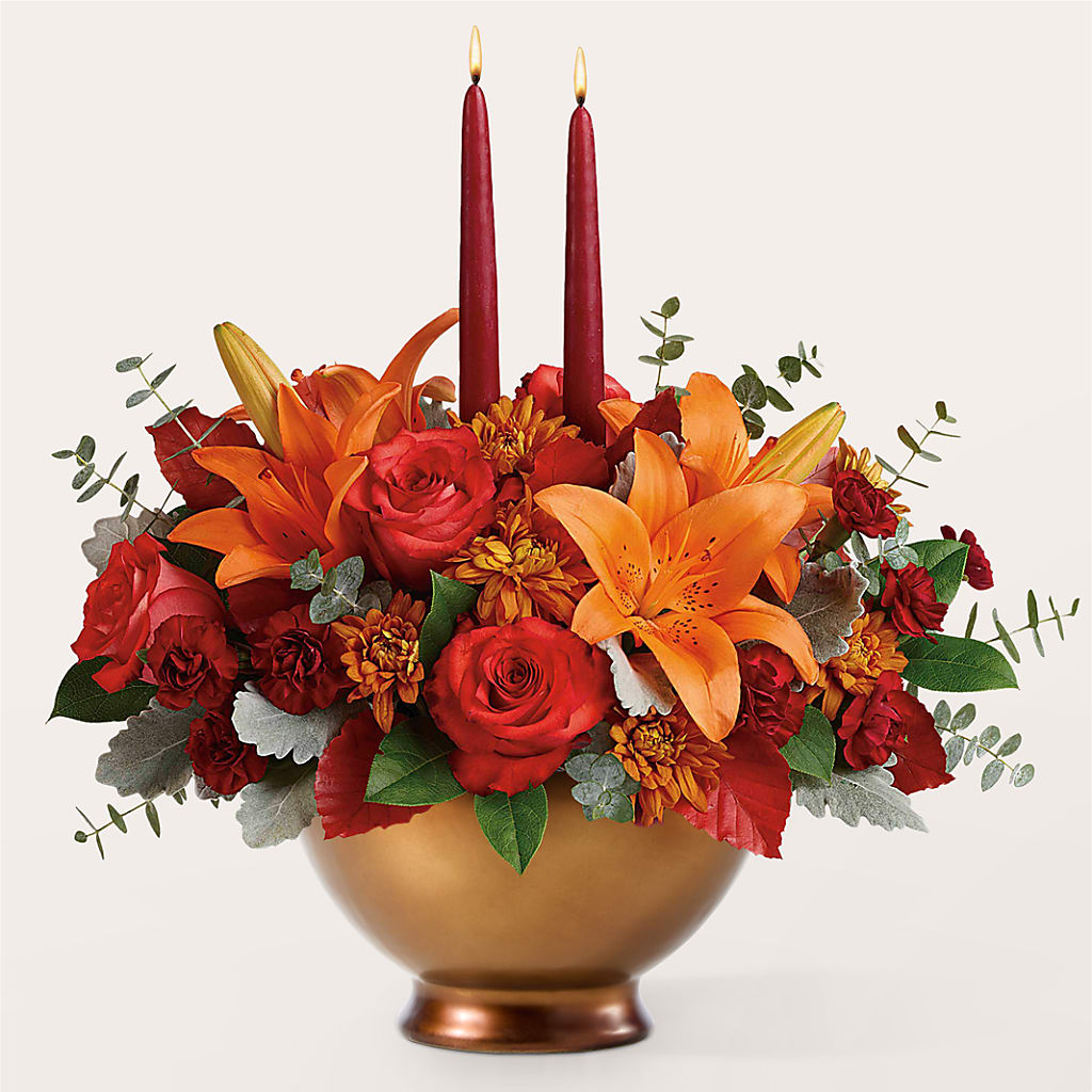 Fruits of Fall Centerpiece – EMERY'S FLOWERS & CO, Maumee OH