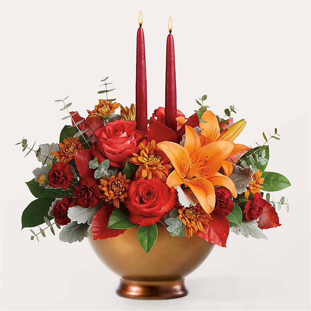 Fruits of Fall Centerpiece – EMERY'S FLOWERS & CO, Maumee OH