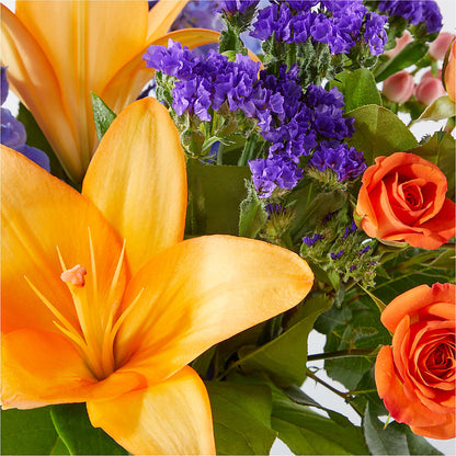 Radiant Citrus Bouquet – EMERY'S FLOWERS & CO, Maumee OH
