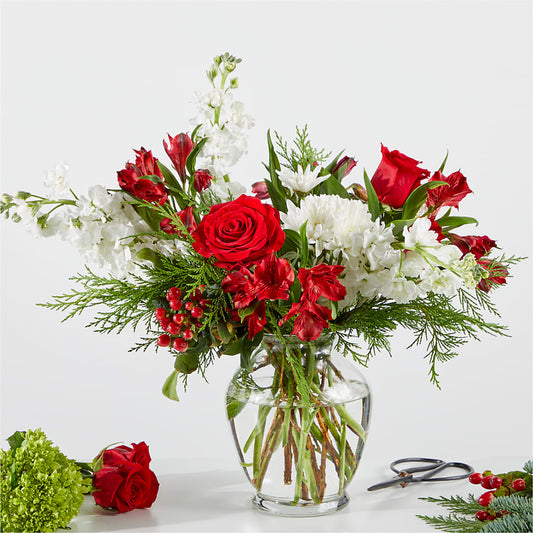 Merry Moment Bouquet – A Florist Original – EMERY'S FLOWERS & CO, Maumee OH