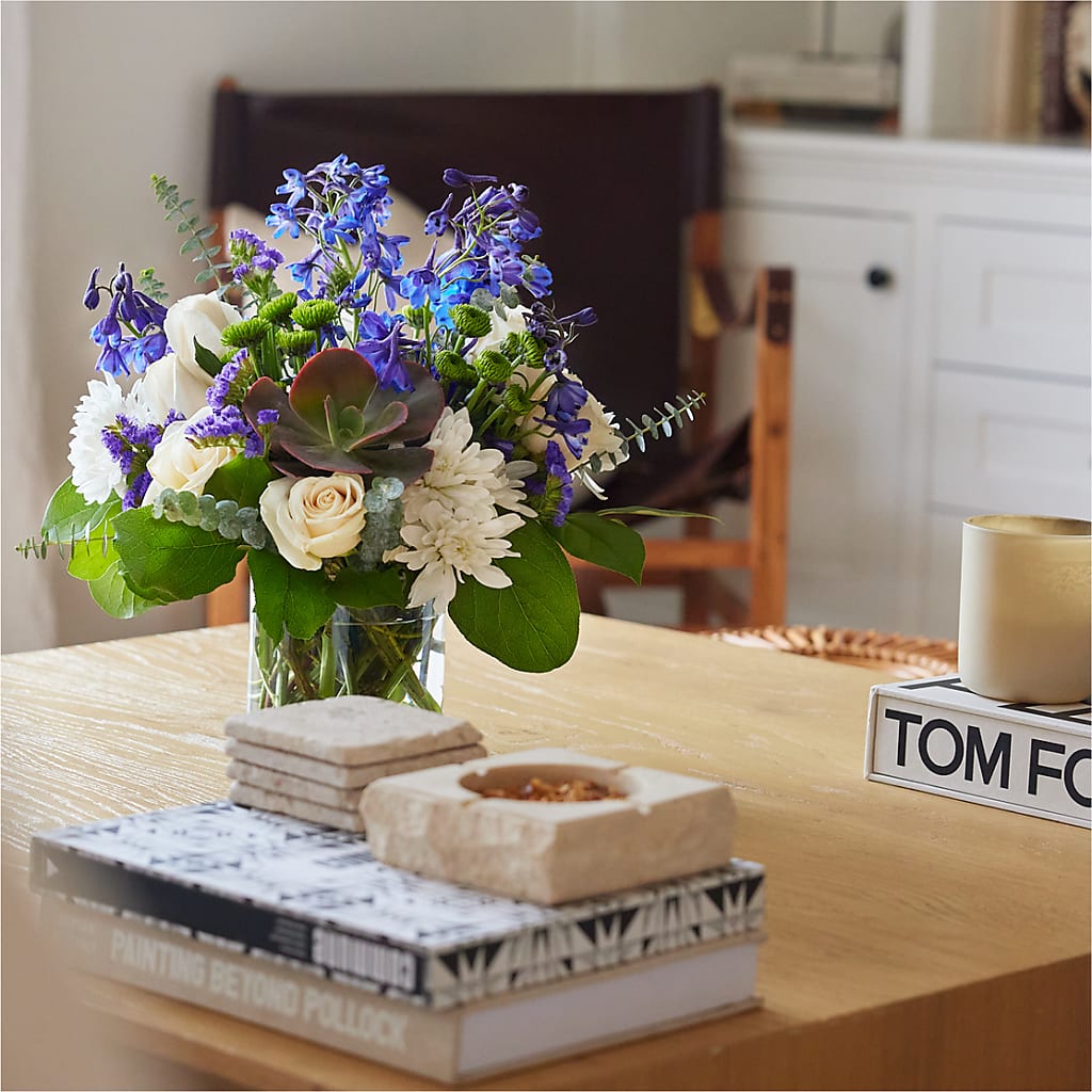 Cerulean Waves Bouquet – EMERY'S FLOWERS & CO, Maumee OH