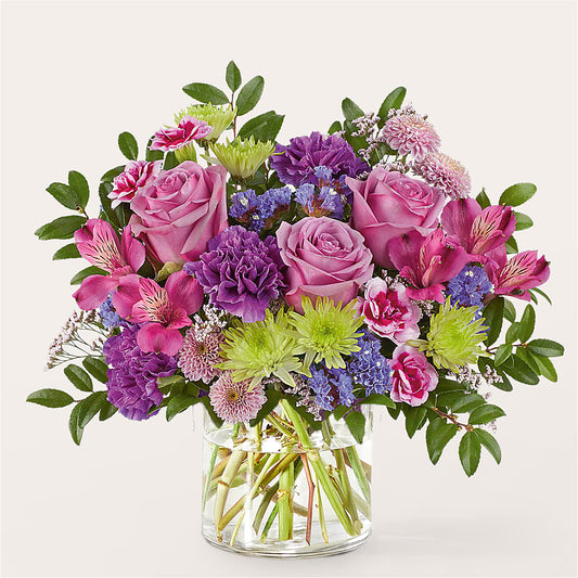 Glass Half Full Bouquet – EMERY'S FLOWERS & CO, Maumee OH