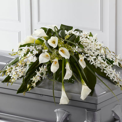 Angel Wings Casket Spray – EMERY'S FLOWERS & CO, Maumee OH