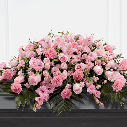 Garden of Comfort Casket Spray (Standard) – EMERY'S FLOWERS & CO, Maumee OH