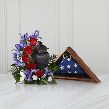 Patriotic Tribute Arrangement – EMERY'S FLOWERS & CO, Maumee OH