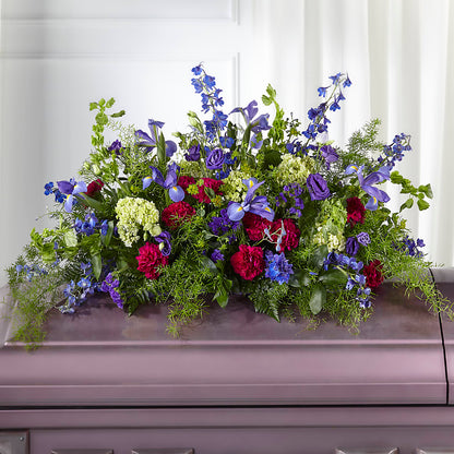 Always Treasured Casket Spray – EMERY'S FLOWERS & CO, Maumee OH