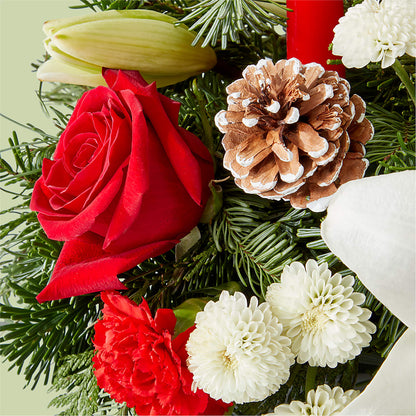 Seasonal Festivities Centerpiece – EMERY'S FLOWERS & CO, Maumee OH