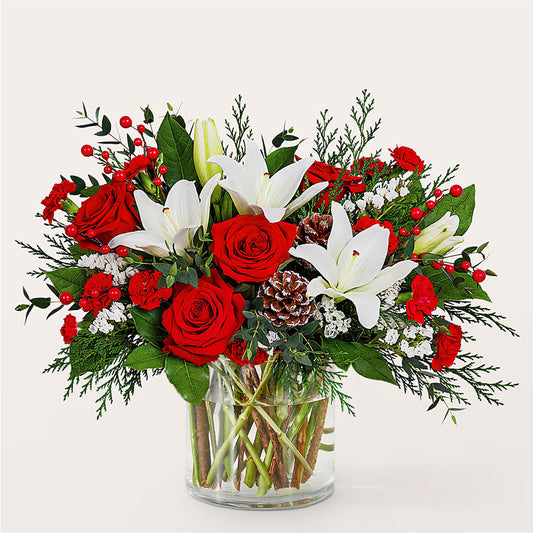 Best in Snow Bouquet – EMERY'S FLOWERS & CO, Maumee OH