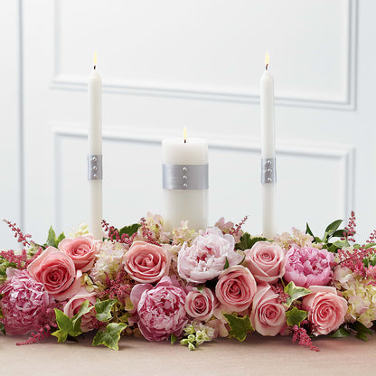 Worldwide Romance Unity Candle Arrangement – EMERY'S FLOWERS & CO, Maumee OH