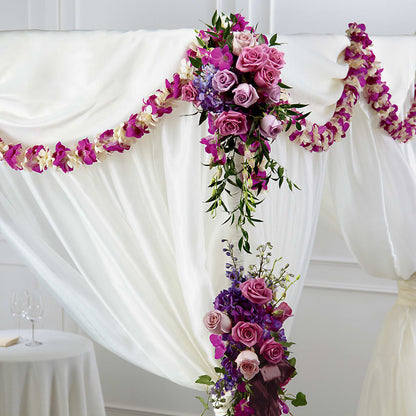 Color & Light Chuppah Decor – EMERY'S FLOWERS & CO, Maumee OH